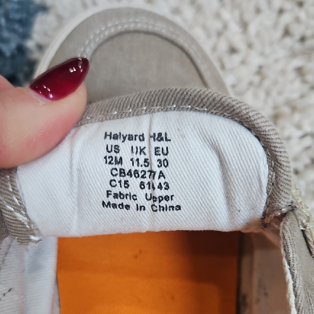 Sperry Tan Velcro Kids Sneakers - Picture 9 of 9